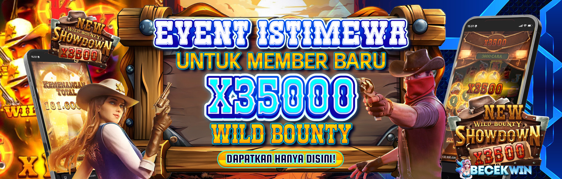 SPESIAL EVENT NEW WILD BOUNTY X3500