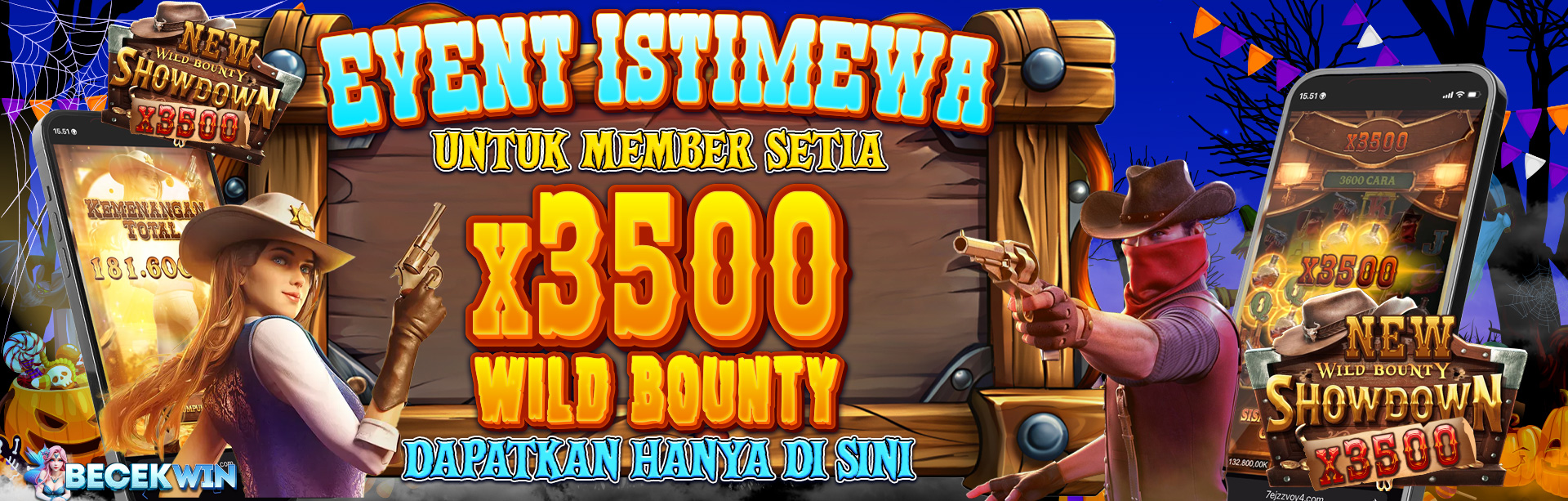 SPESIAL EVENT NEW WILD BOUNTY X3500