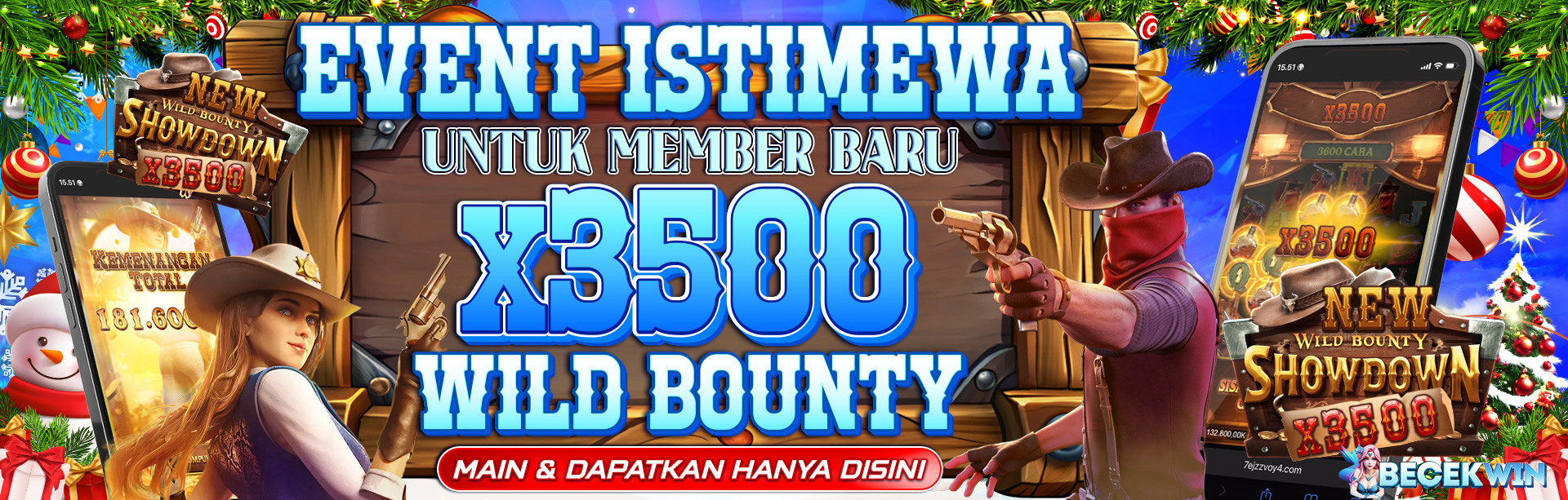 SPESIAL EVENT NEW WILD BOUNTY X3500