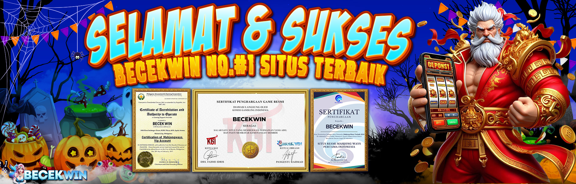 SERTIFIKAT PAGCOR