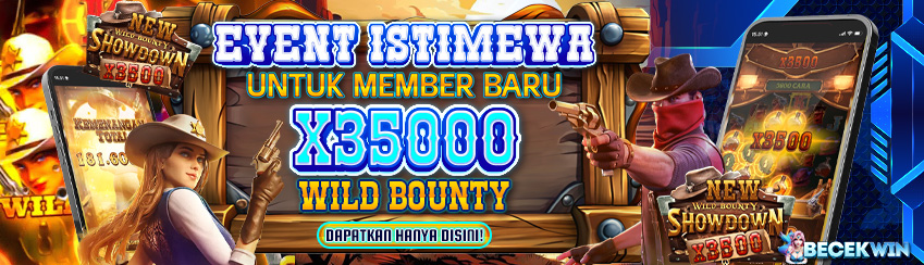 SPESIAL EVENT NEW WILD BOUNTY SHOWDOWN PERKALIAN X3500	