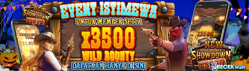SPESIAL EVENT NEW WILD BOUNTY SHOWDOWN PERKALIAN X3500	