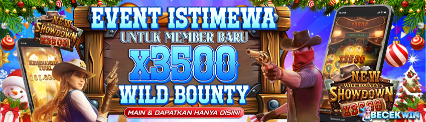 SPESIAL EVENT NEW WILD BOUNTY SHOWDOWN PERKALIAN X3500	