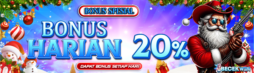 BONUS HARIAN 20%