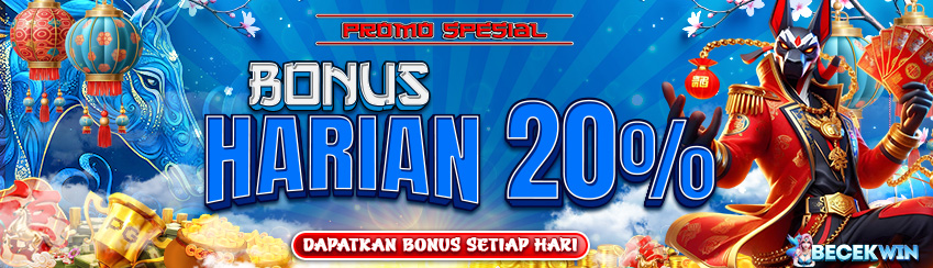 BONUS HARIAN 20%