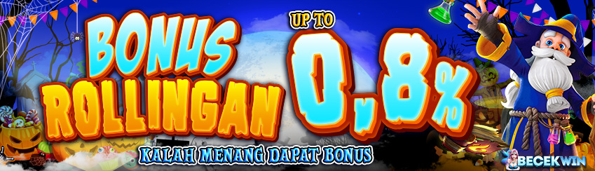 BONUS ROLINGAN HARIAN 0,8%