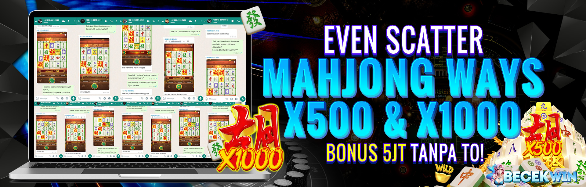 EVENT X100 MAHJONG WAYS 